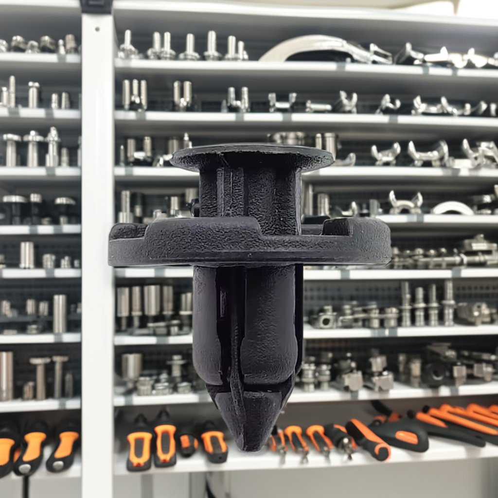 Auto Fastener Push Car Bumper Clips OEM/ODM PE Bag Fastener & Bumper Shield Retainer Black Nylon and POM Material PP