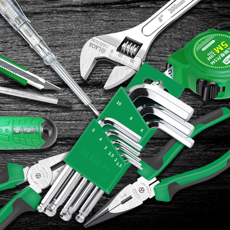 Toolbox Set Screwdriver Hand Tool Kit Set Canvas Wrench Pliers Tape Measure Electrician Household