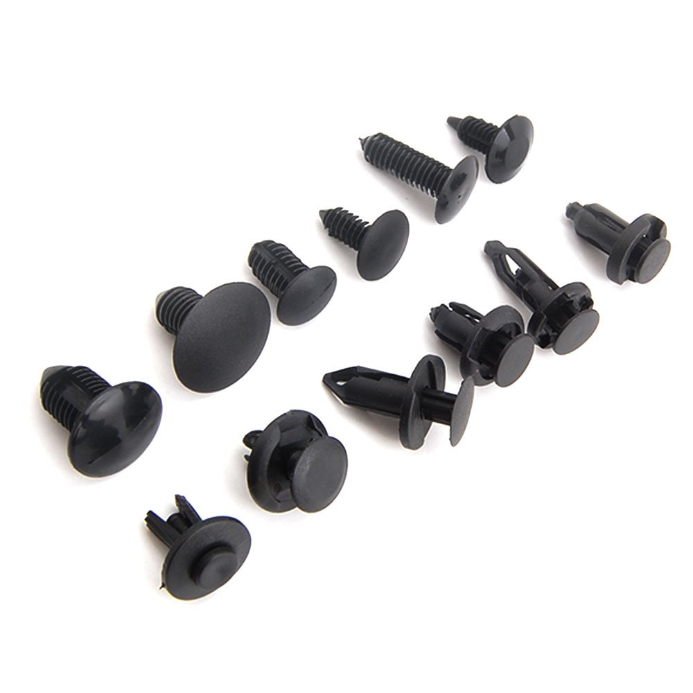 192pcs/box HE29 Car Fastener Clips Mixed Car Fasteners Door Trim Panel Auto Bumper Rivet Retainer Push Engine Cover Fender