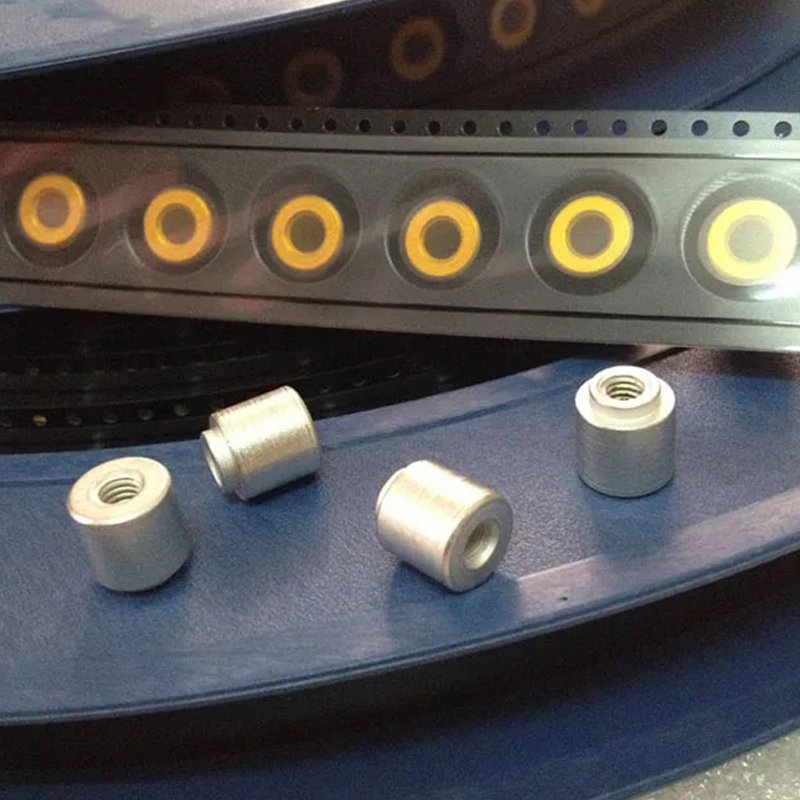 Soldering PCB Threaded Standoff Brass Tin Plated Spacer Surface Mount Fastener SMTSO-M3-1.5ET for PCB
