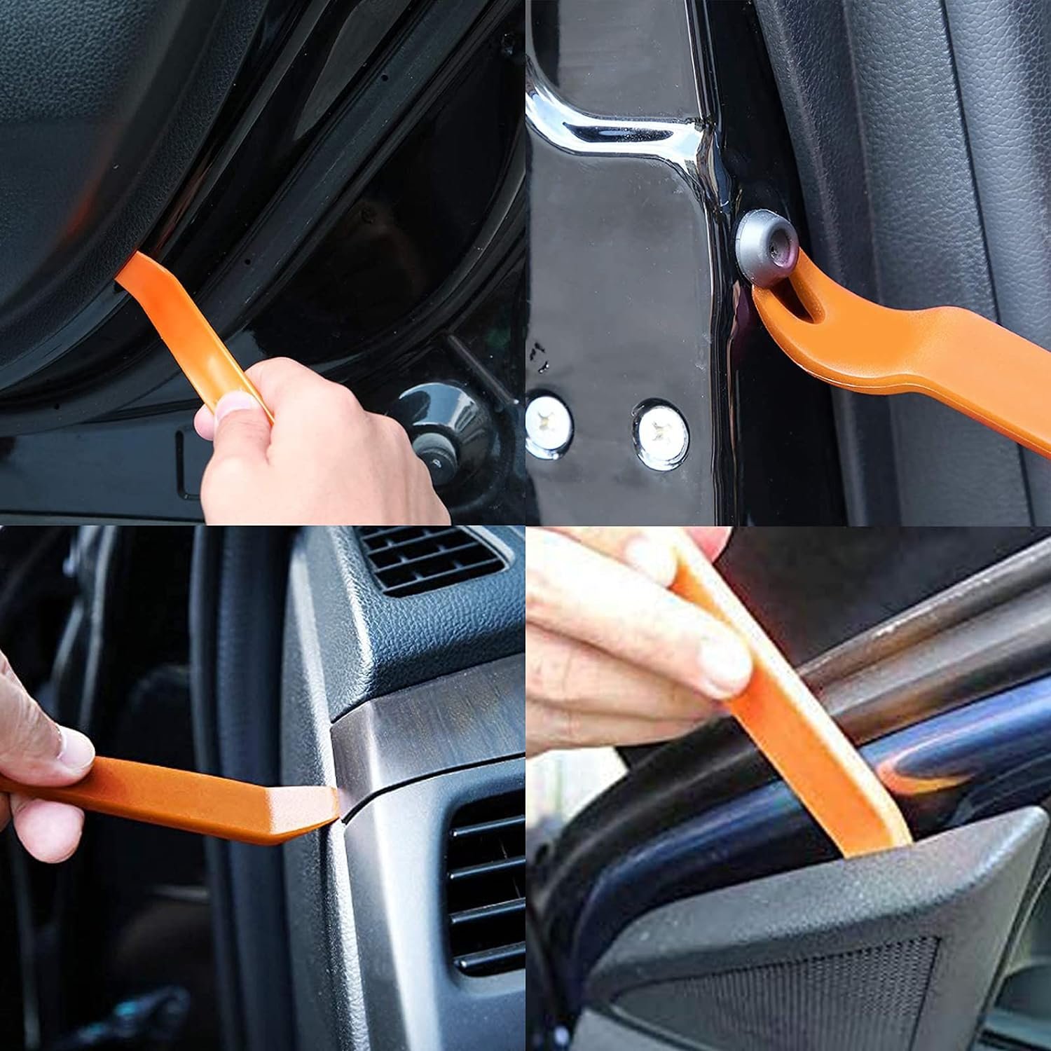 QGZ288 4PCS/set Multi-function Clip Removal Tool 28 sets/carton Universal Plastic Car Pry Bars Door Fastener Remover clip tool