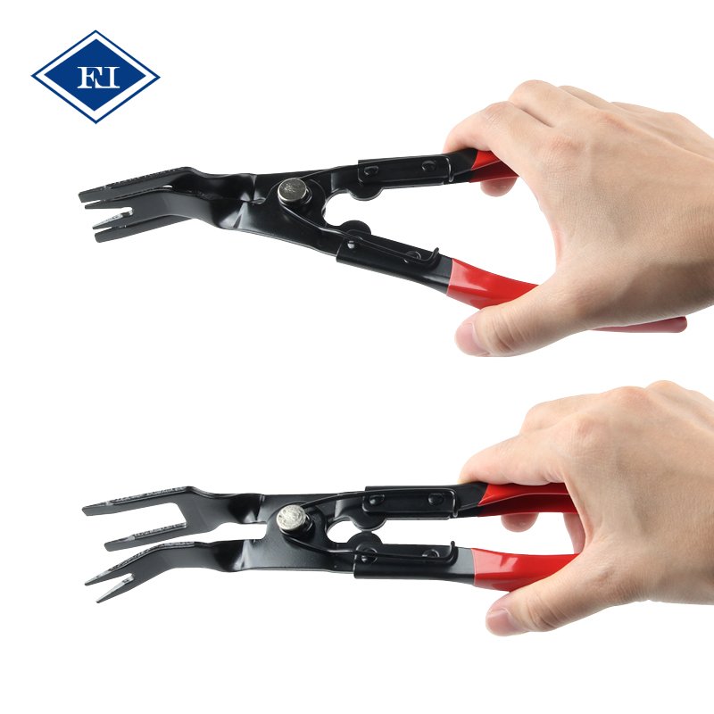 3pcs Automotive Door Panel Clips Open Light Pliers Trim Removal Nail Puller Fastener Remover Tool