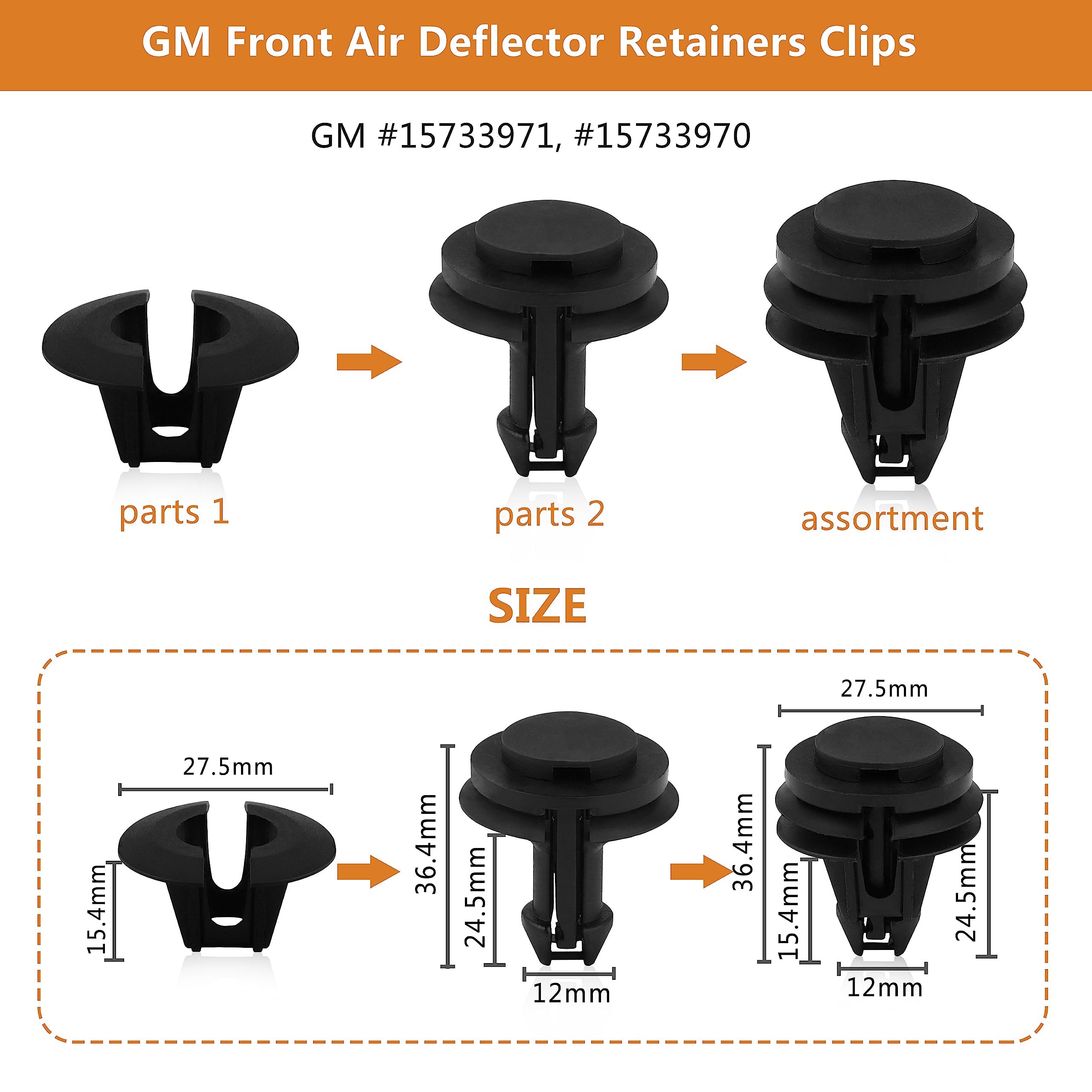 Car Clips Bumper Plastic Rivets Automotive Push Pins Xmas Tree Clips Door Trim Panel Fender Clips Kit 800PCS Retainer Faseners