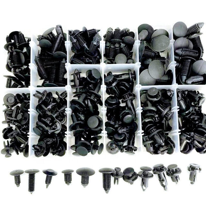 HYML 620pcs Boxed Buckle 16 Kinds of Car Bumper Repair Kit Fasteners Expansion Screw Clip Buckle