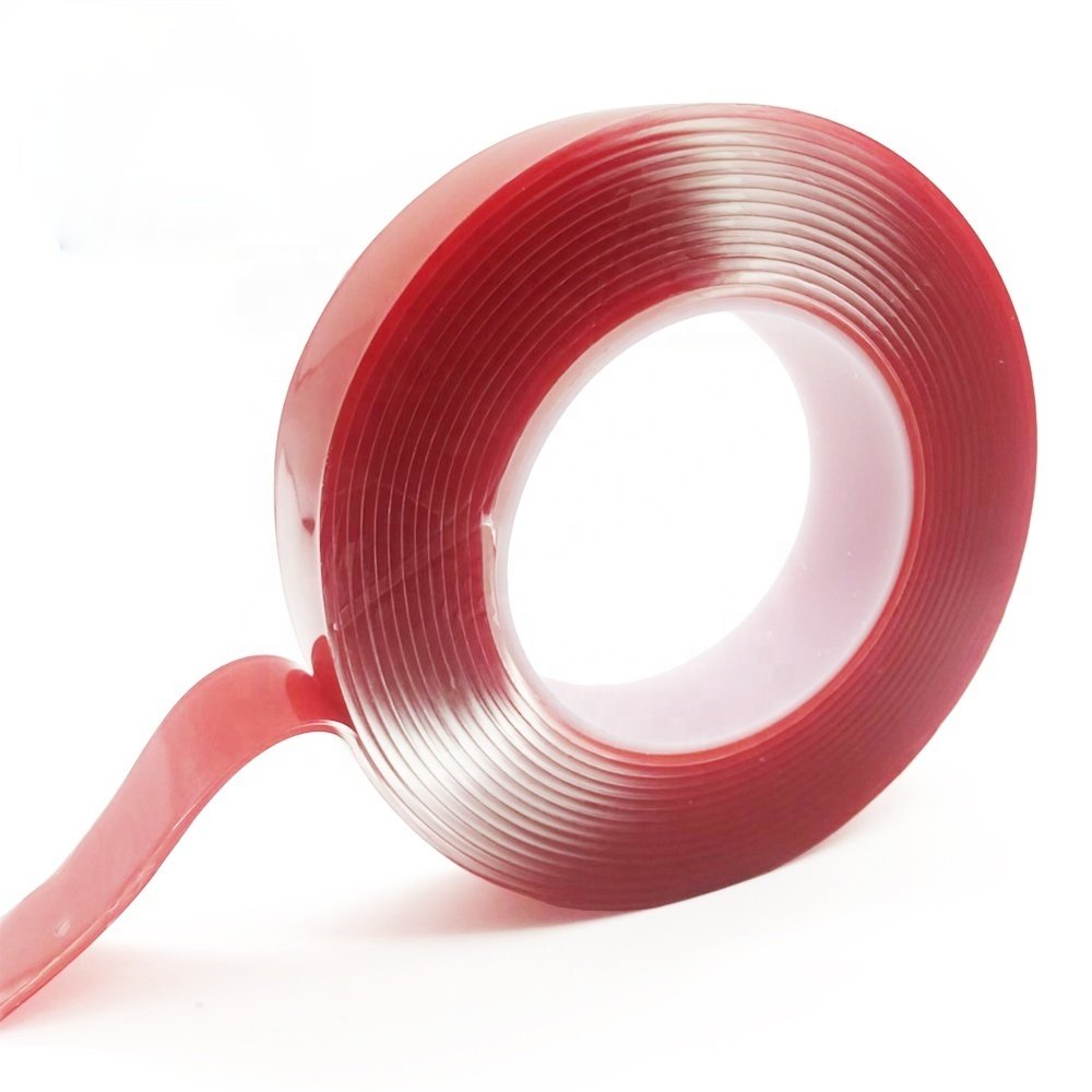 Acrylic Adhesive Tape with Transparent Strong Waterproof and No Mark Double Sided Tape 8mm*30m