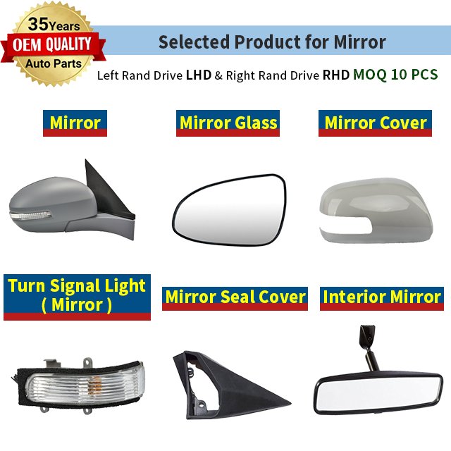 Jmen A2108100264 2108100264 for BENZ W210 99-02 Car Mirror & rear Glass side view car Door Auto Body Spare Parts