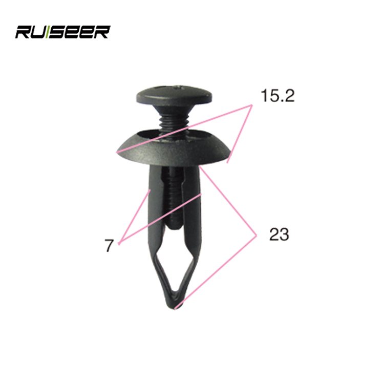 Factory direct sales 100 pcs Auto Bumper Fastener 8mm Hole Rivet Retainer Push Engine Cover Car Door Trim Panel Clip Fasteners