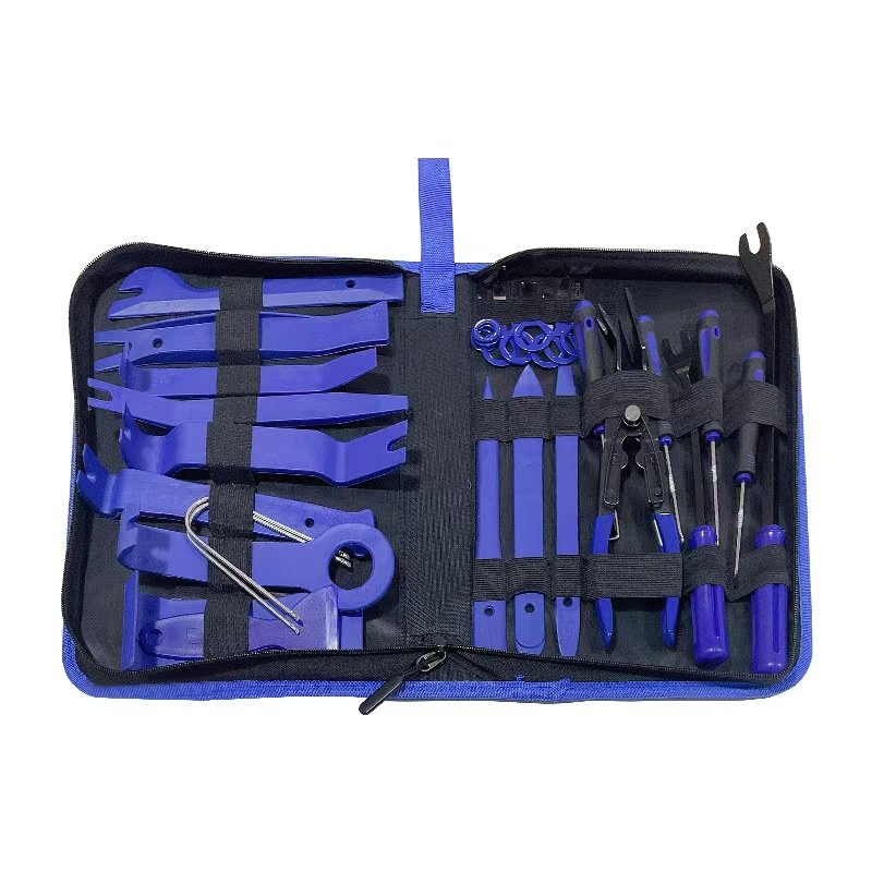 auto fastener & clip Car Upholstery Removal Clip Pliers Fastener Remover Pry Tool Set for Door Panel Audio Dash