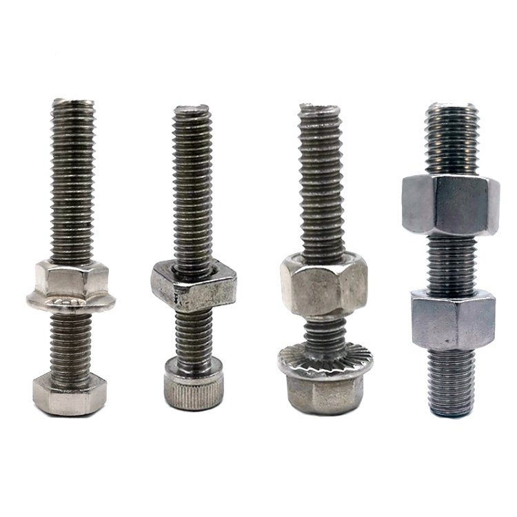 Stock Factory Price Fasteners SS304 SS316 M6-M20 Types Of High Strength Nuts And Bolts