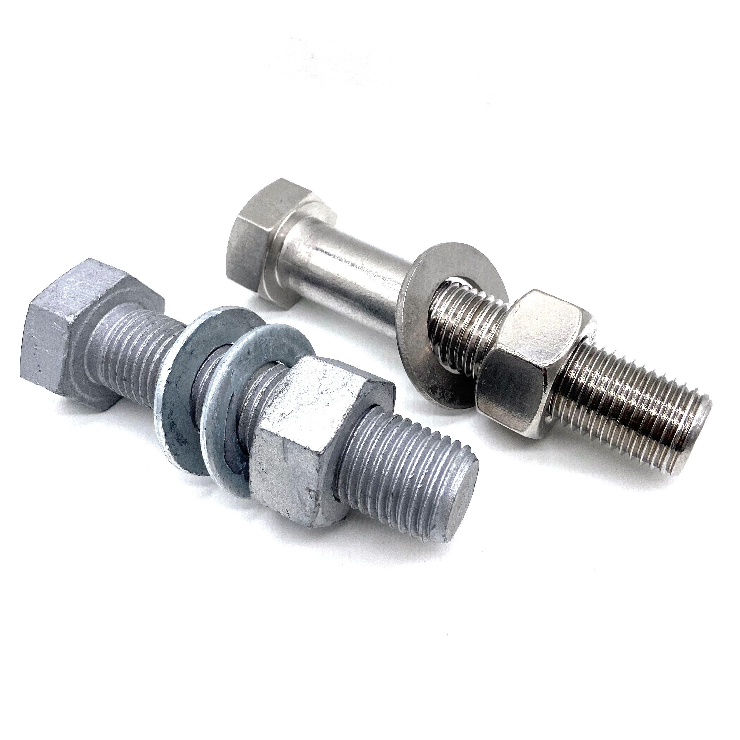 Stock Factory Price Fasteners SS304 SS316 M6-M20 Types Of High Strength Nuts And Bolts