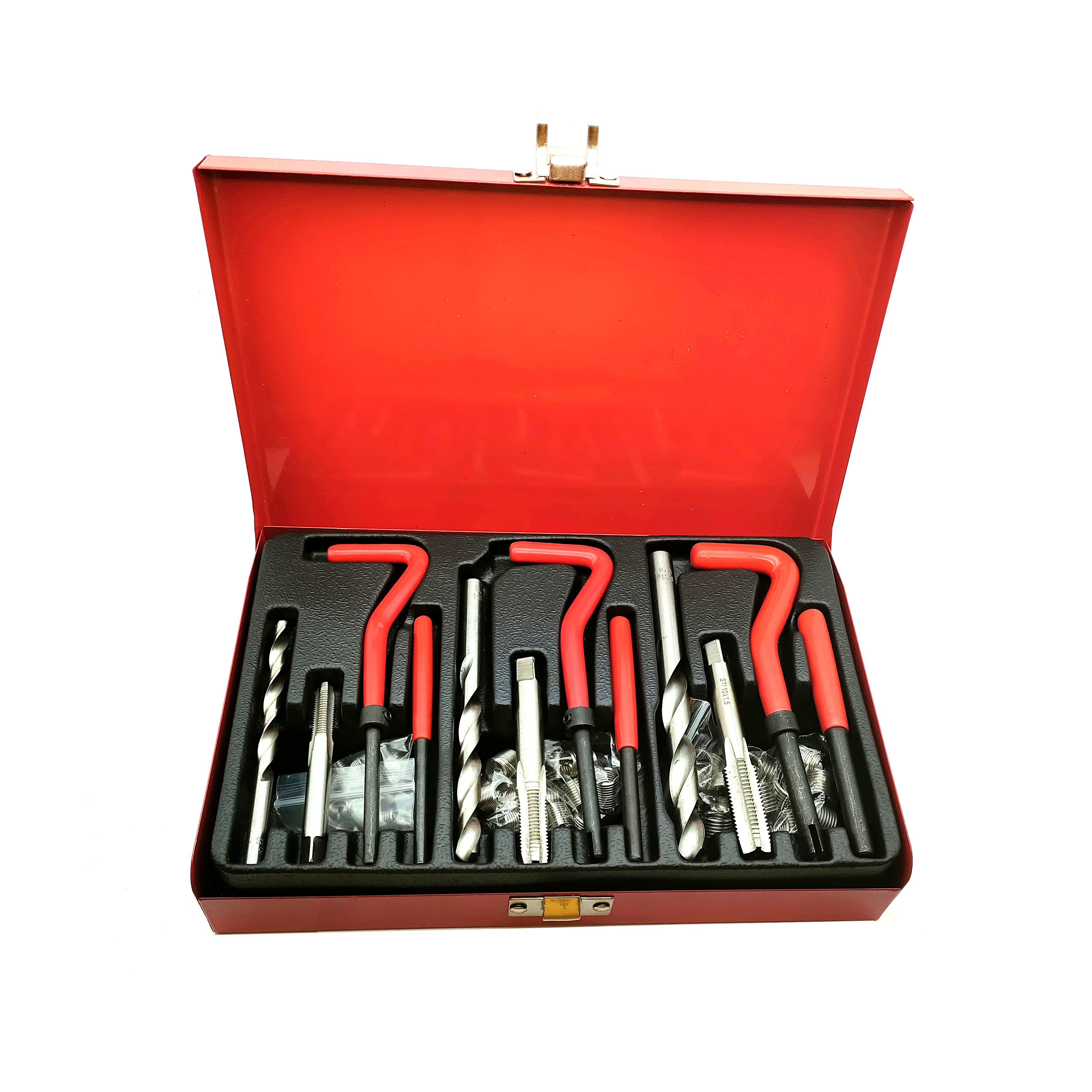 High Quality M6 M8 M10 Screw Metric Thread Repair Insert Files Set Hand Tools Kit Thread Repair Tool Kit