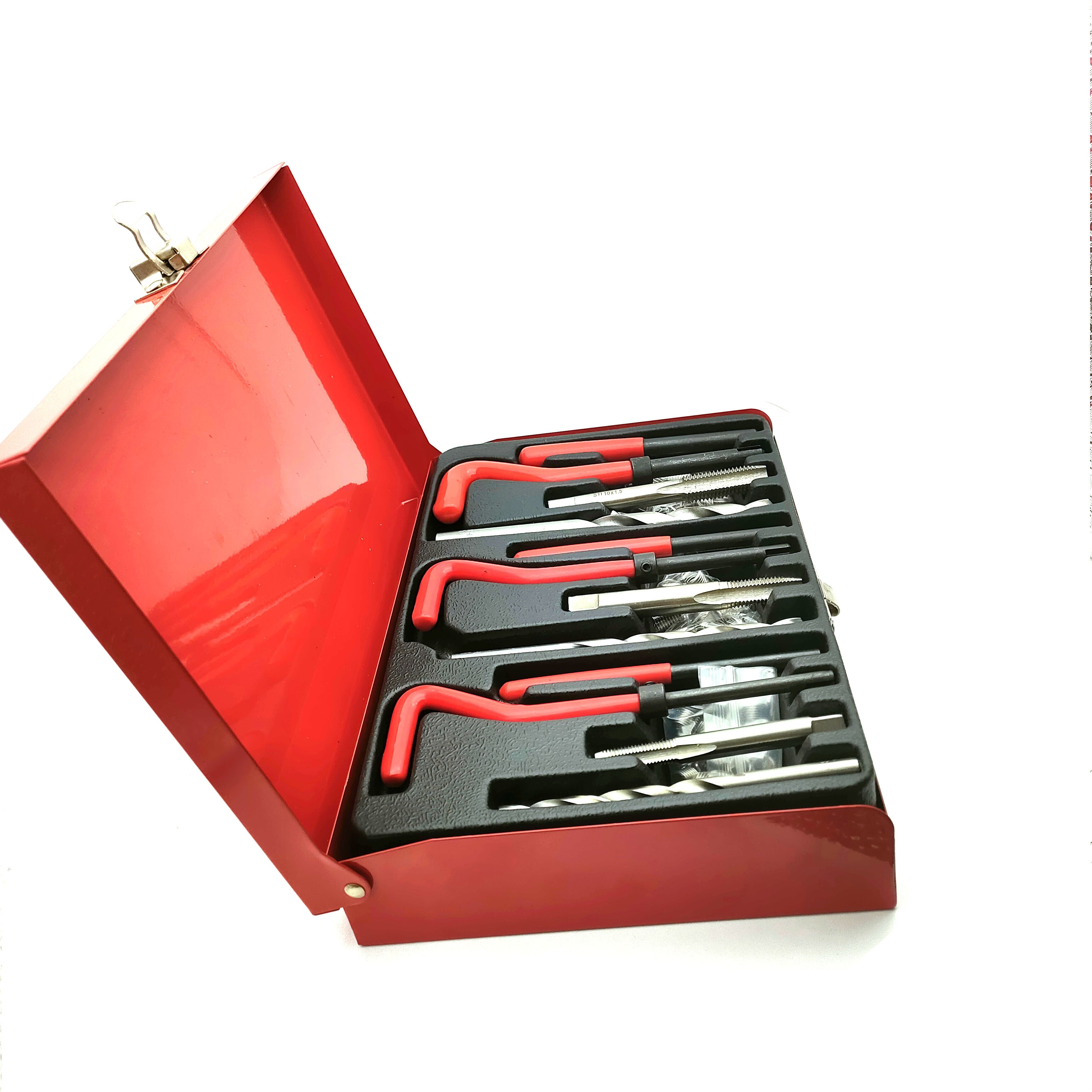 High Quality M6 M8 M10 Screw Metric Thread Repair Insert Files Set Hand Tools Kit Thread Repair Tool Kit