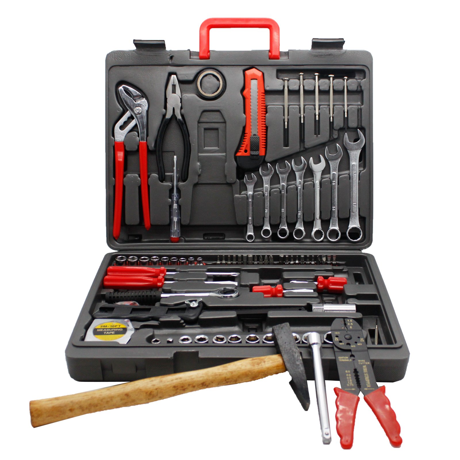 Top Quality Customized Durable 555 Pcs Tool Set Multi Purpose Carbon Steel Wrench Hand Tools Kit Automotive Car Vde