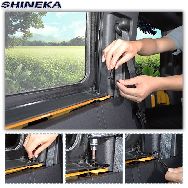 16PCS Hard Top Quick Removal Fastener Thumb Screw Roof Fxing Screw/Pull Tool for Ford Bronco 2021+