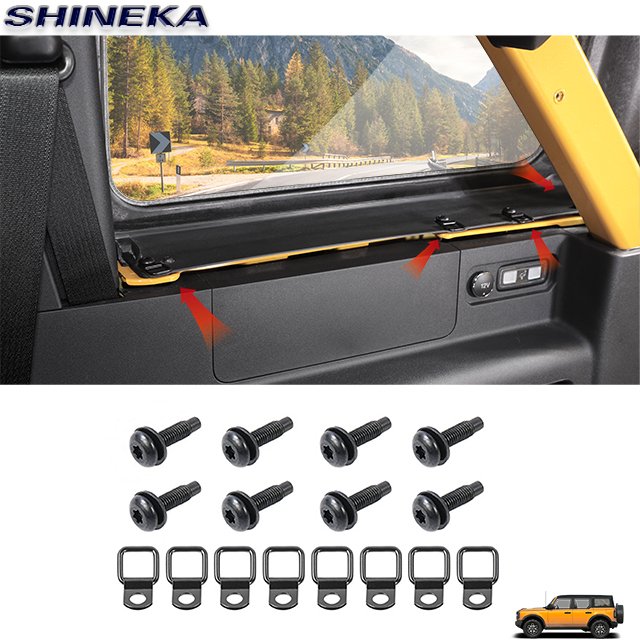 16PCS Hard Top Quick Removal Fastener Thumb Screw Roof Fxing Screw/Pull Tool for Ford Bronco 2021+