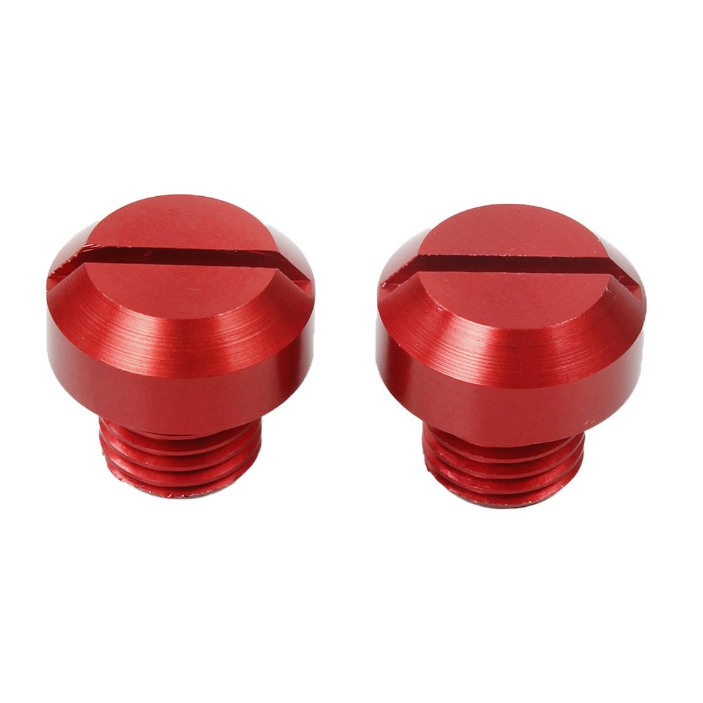 M10 M8 Motorcycle Modification Accessories Aluminum Alloy Mirror Mirror Seat Positive and Negative Teeth Decorative Screws