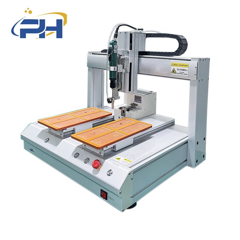 5 axis full automatic screw locking machine auto screw feeding and fastening screw robot machine