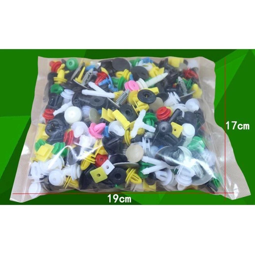 Mixed Auto Fastener Clip Car Body Push Retainer Pin Rivet Bumper Door Trim Panel Retainer Fastener Kit Car Accessories