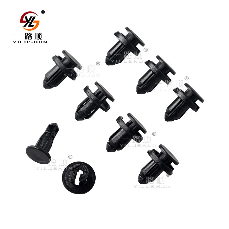 B09 500Pcs/Bag Auto Fastener Vehicle Car Bumper Clips Retainer Fastener Rivet Door Panel Fender Liner Universal Fit