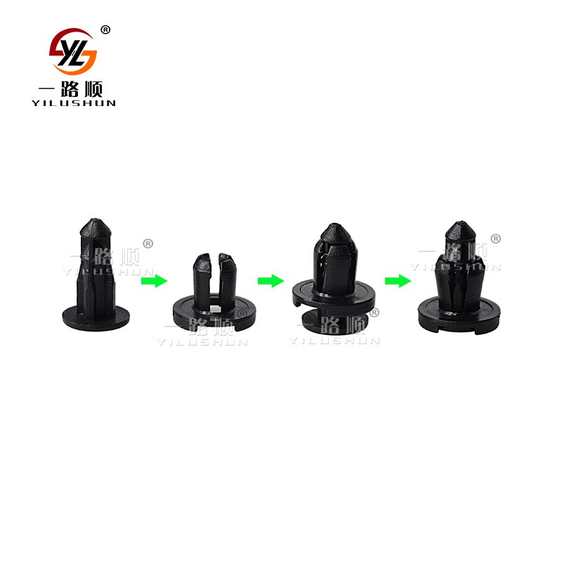 B09 500Pcs/Bag Auto Fastener Vehicle Car Bumper Clips Retainer Fastener Rivet Door Panel Fender Liner Universal Fit