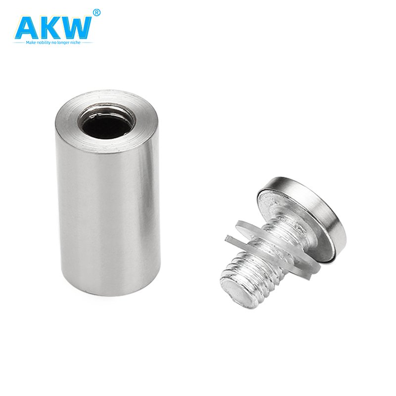Snap in Sign Glass Squaragonal Spacer Standoffs Mount Screw Bolt Column Fasteners Between Cap Tightening
