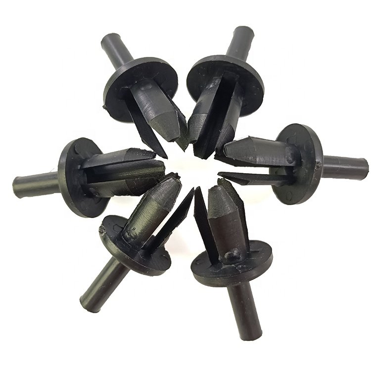 Universal Parts Push Type Plastic Retain Clips Clasp Retention Auto Fastener Car Clips for Bumper Fender Hole