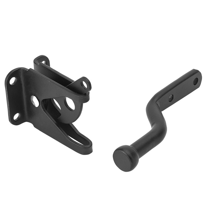 Gravity Auto Black Latch Lock for Wood Fence Gate