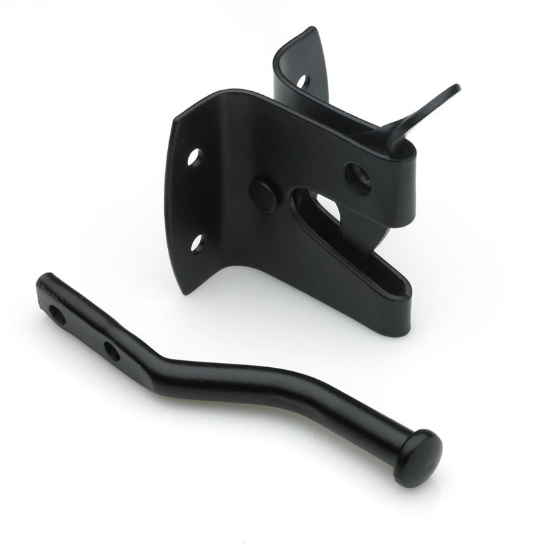 Gravity Auto Black Latch Lock for Wood Fence Gate