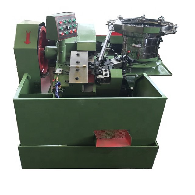 Popular Auto Taiwan New Model Vibration Plate Type With Gear Box Screw Bolt Nail Threading Rolling Machine