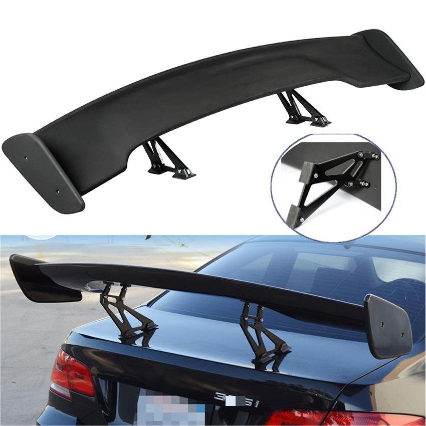 Universal carbon fiber car rear wing 145CM exterior modified carbon fiber GT fixed wind wing