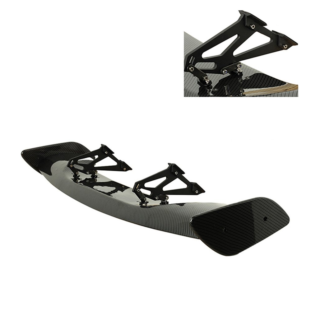 Universal carbon fiber car rear wing 145CM exterior modified carbon fiber GT fixed wind wing