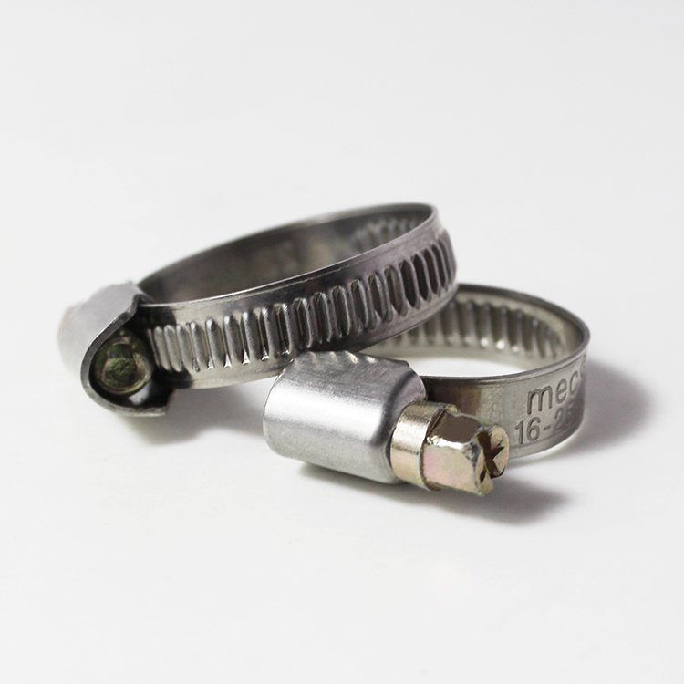 Free Sample Adjustable Hose Hoop Pipe Clamp Gas Pipe Clamp Double Wire American Hose Clip For Woodworking Hoop Plumbing Fastener