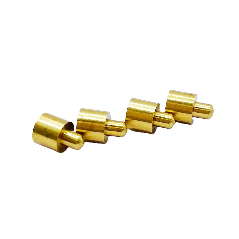 Manufacturer Customized Precision Parts Ultra Short Brass Single Pogo Pin For Medical Devices Industrial Applications