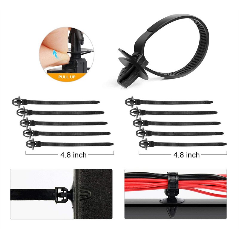 Car Wire Loom Routing Clips Assortment Wiring Harness Routing Parts For Universal