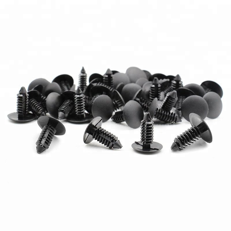 1605396 Black Nylon POM PP Christmas Tree Clips Fender and Bumper Shield Retainer Auto Fastener & Clip