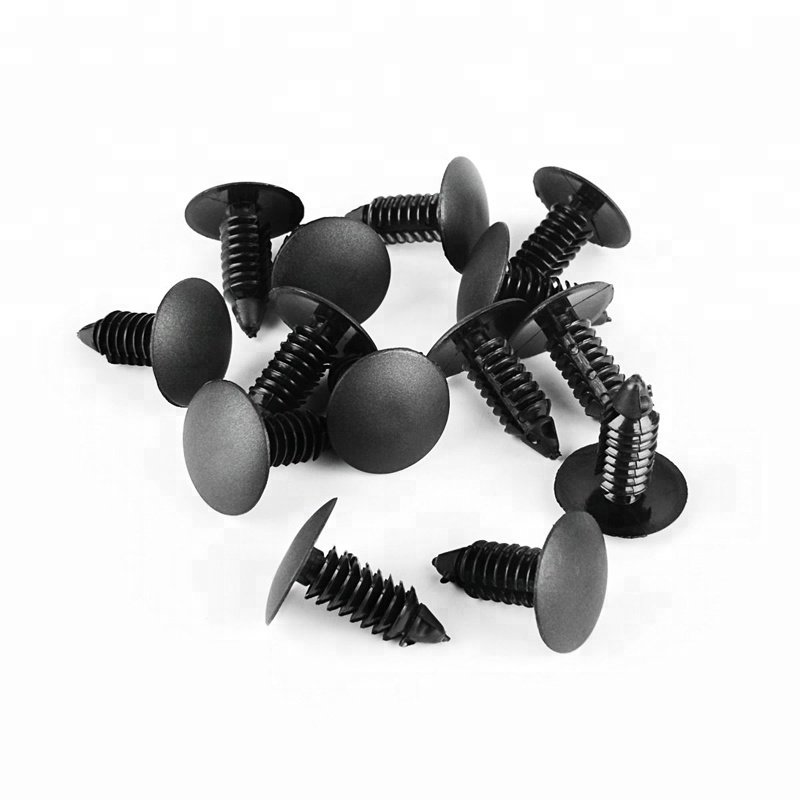 1605396 Black Nylon POM PP Christmas Tree Clips Fender and Bumper Shield Retainer Auto Fastener & Clip