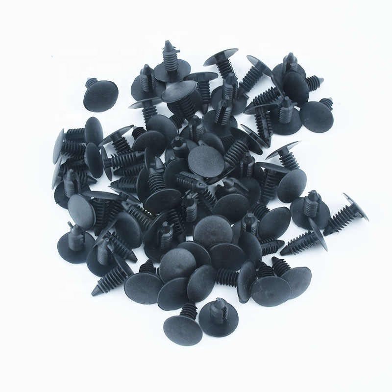 Auto Fastener Fit 8mm Hole Nylon Car Clips Fender Bumper Shield Retainer Plastic Rivet for GM Ford Chrysler Automobile