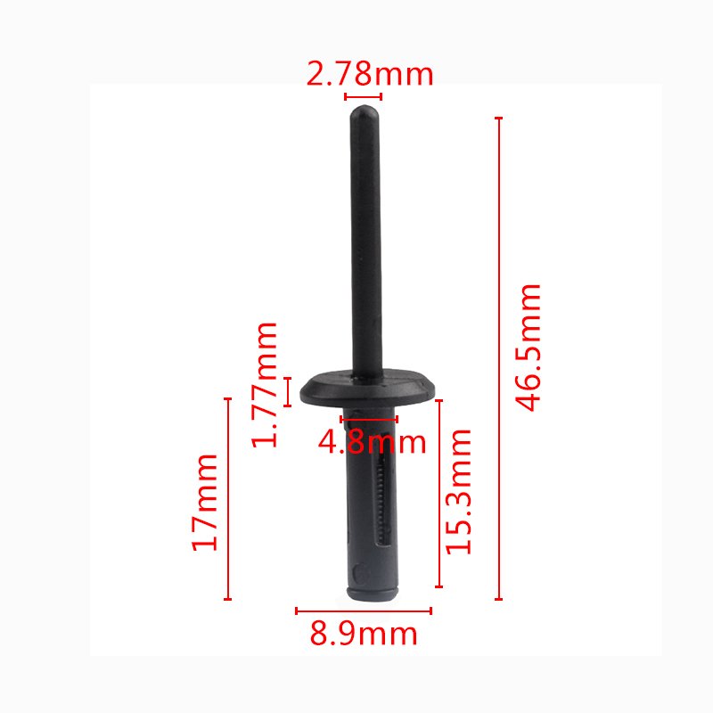 01568 Plastic Hollow Rivet Auto Clips Plastic Clips for Cars Auto Body Clips Plastic Fasteners
