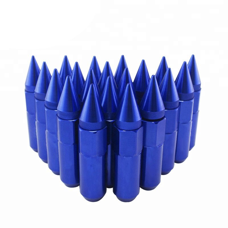 China custom High strength Gr5 m6 titanium car wheel nuts m12x1.5 M14X1.5 M12 conical seat car wheel lug nuts