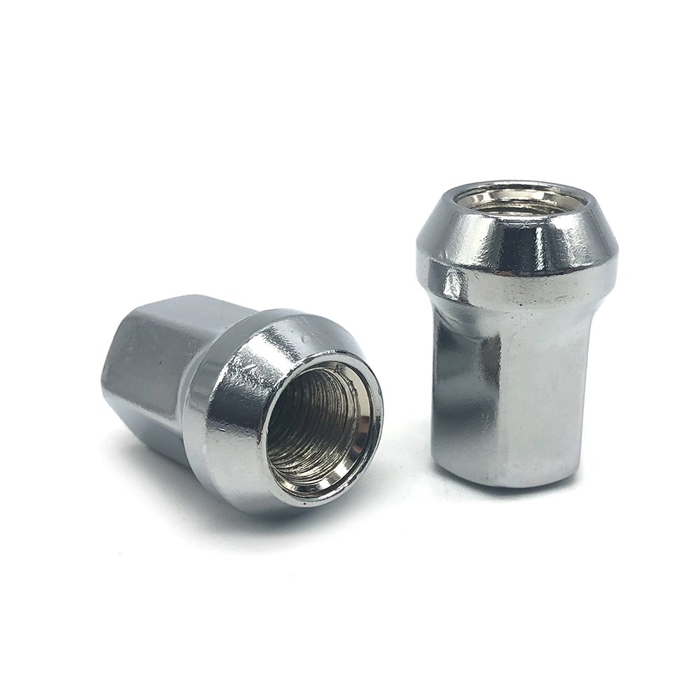 China custom High strength Gr5 m6 titanium car wheel nuts m12x1.5 M14X1.5 M12 conical seat car wheel lug nuts