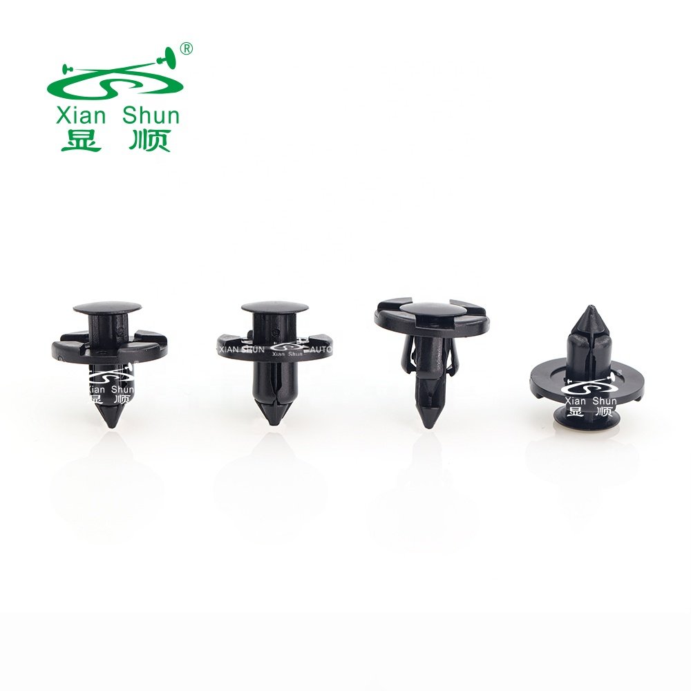 C88 01553-09321 0155309321 MR328954 MR598954 8mm Hole Fender Liner Clips Auto Plastic Push Type Retainer Bumper Retainer Clips