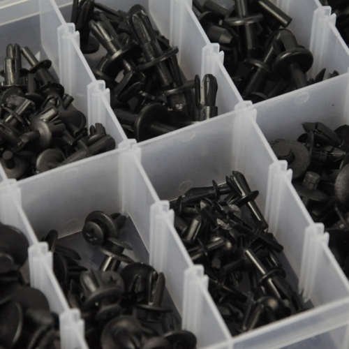 350Pcs/Set Universal Car Auto Body Plastic Push Pin Rivet Fasteners Trim Clip Car Repair Assortment Kit Automotive Clips
