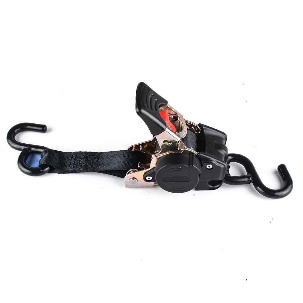 Auto Retractable Polyester Ratchet Tie Down Straps Premium Tie Down Straps for Secure Fastening