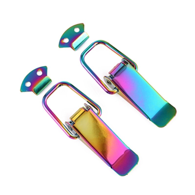 2 PCS Fastener Clip Universal Security Hook Lock Clip Kit Bumper Quick Release Hook Lock Clip for Racing Auto Decoration