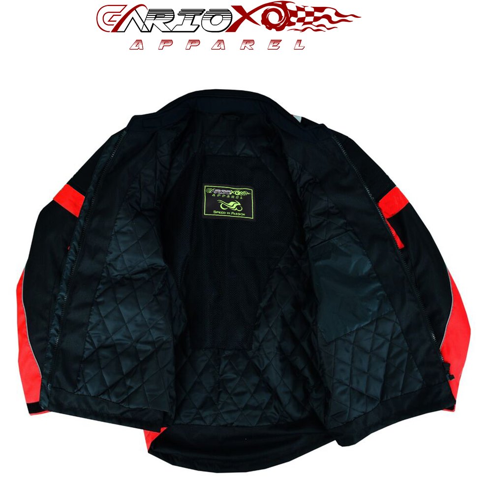 Best Motorcycle Cordura Jacket Made of 600D Waterproof HiVis Full Motorbike Waterproof Jacket Extra Padded Back & Elbow