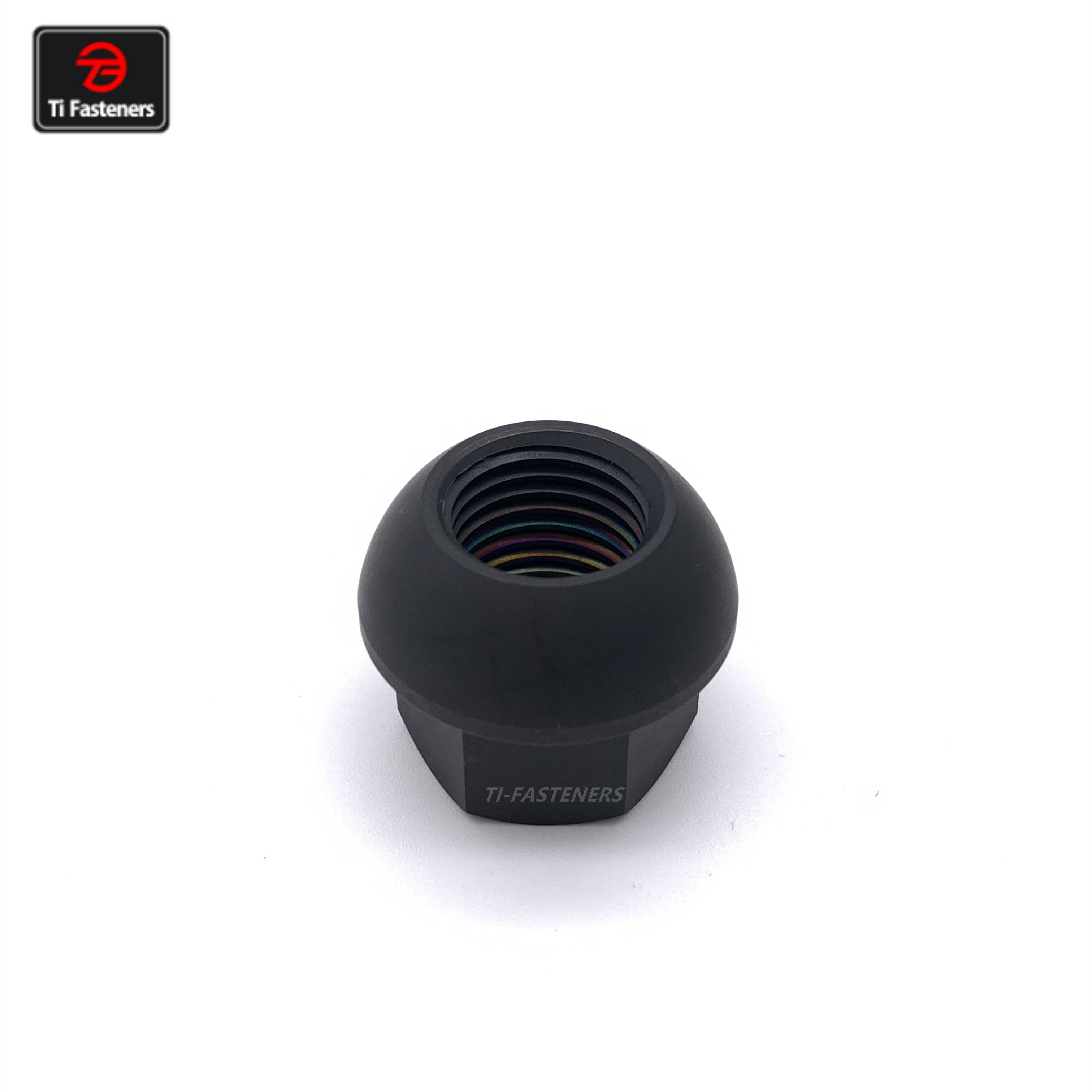 Customized CNC Machined Gr5 Titanium Wheel Lug Nut M14x1.5 Ball Seat Lug Nut and Bolt for Auto Parts Car Accessories