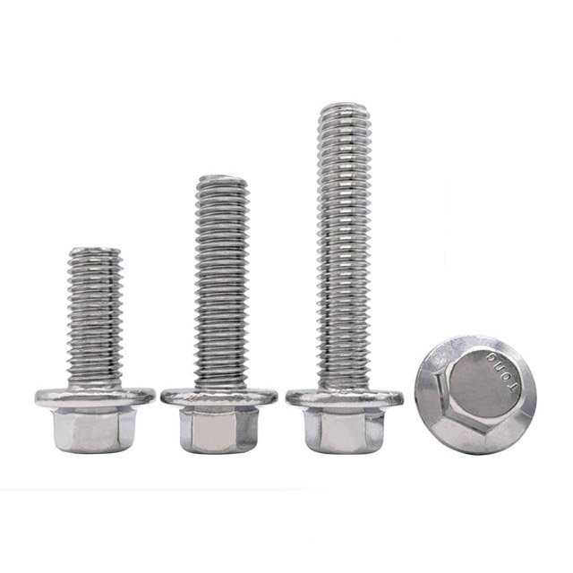 JR factory direct sales M7 x 24 M7x32 JR 5 M8 Titanium hex flange bolt