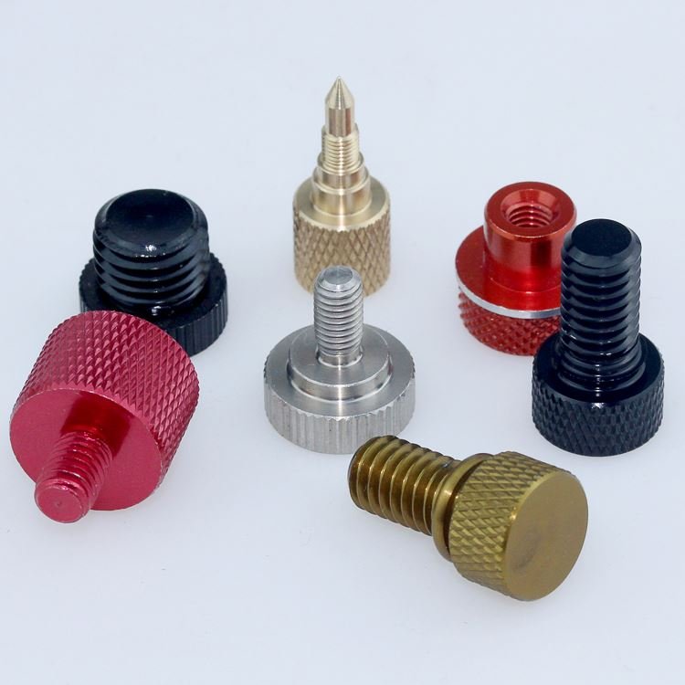 China Supplier Customized Anodized M3 M4 M8 Metal Aluminum Screw Threaded 3mm Aluminum Fasteners for Aluminum