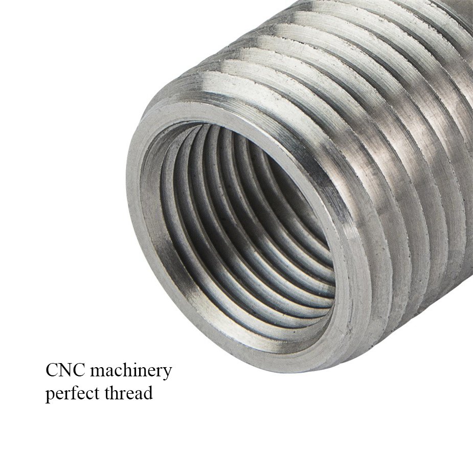 Stainless Steel CNC Custom part Automotive Connector M14x1.25 To 3/4-16 Fit Ford 4.6L 5.4L 6.8 V-10 38900 Car Spark Plug Adapter