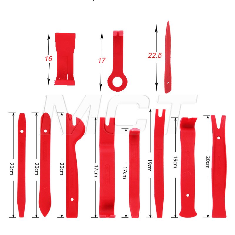 11PCS Lot Car radio Door clip panel trim Dash Audio Remove open mounting pry tool suitable for cars
